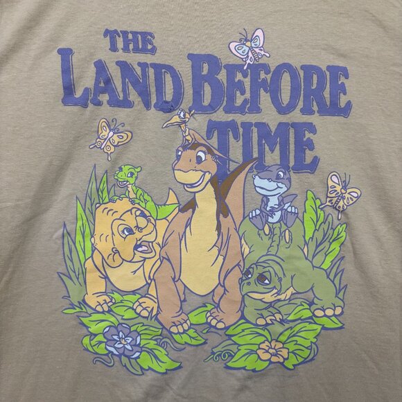 The Land Before Time Dinosaur Cast T-Shirt Size Large - Picture 2 of 5